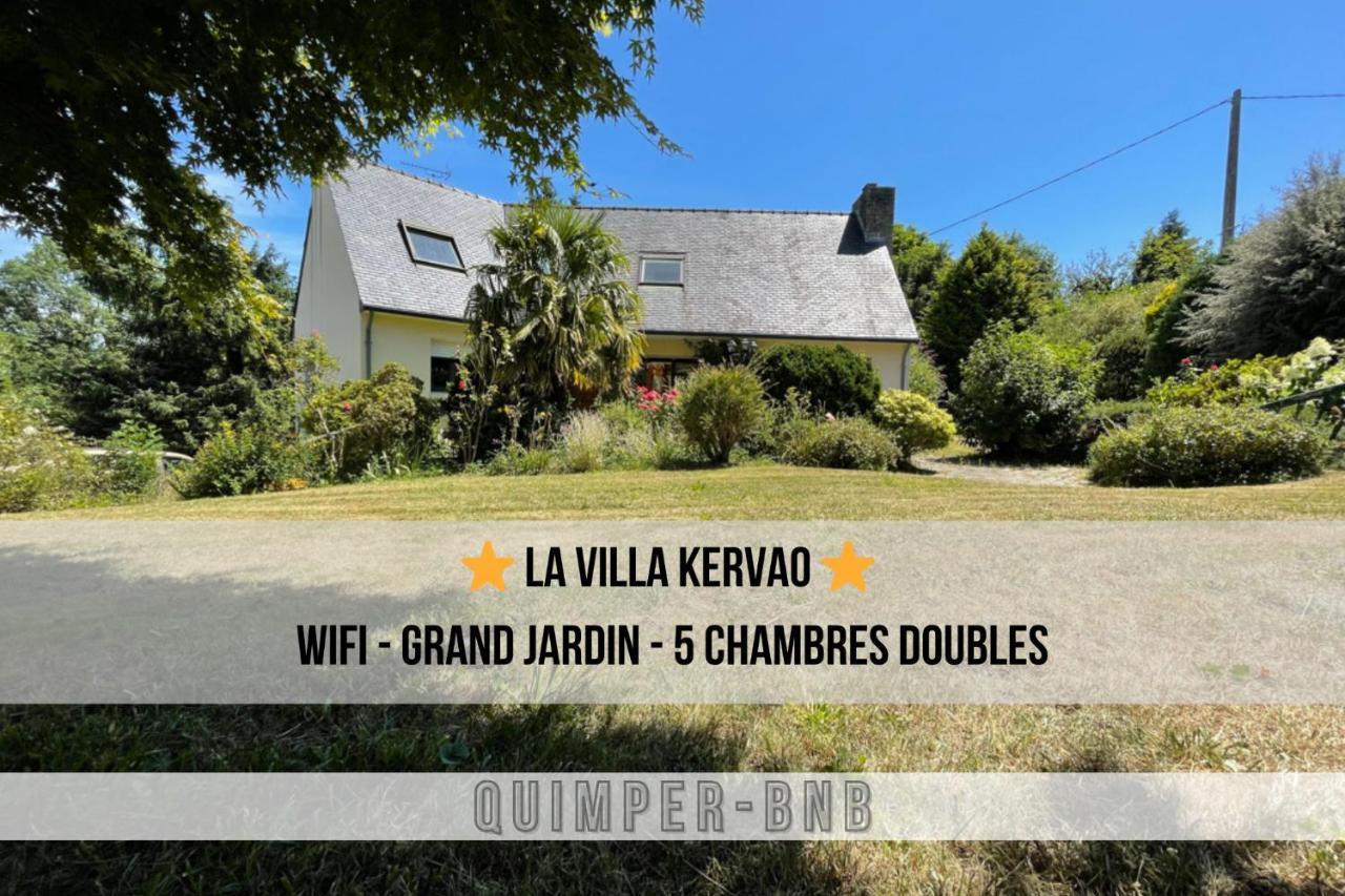 La Kervao - Maison 5 Chambres - Jardin - Terrasse - Internet Quimper Esterno foto